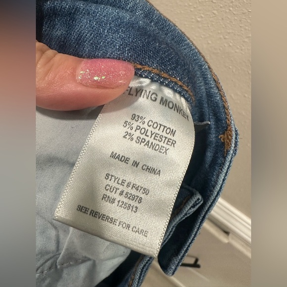 Flying Monkey Skinny Distressed Jeans - Picture 5 of 6